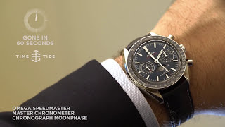 GONE IN 60 SECONDS  Omega Speedmaster Moonphase Chronograph Master Chronometer [upl. by Emarie]