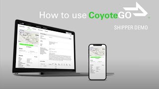 CoyoteGO Demo for Shippers Become a SelfService Freight Pro [upl. by Ynamrej]