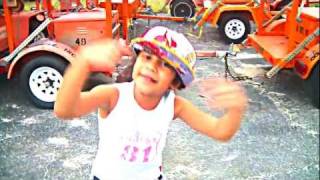 Baby Kaely 6 year old rapper Kool Kidz video Playground music [upl. by Ahsead]