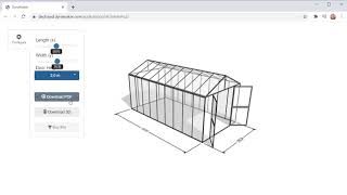 Greenhouse online CADconfigurator with DynaMaker [upl. by Keffer772]