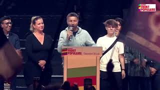 Discours d’Olivier Besancenot le soir du 1er tour des élections législatives [upl. by Arabela338]