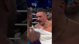 When Oleksandr Usyk Motivated Daniel Dubois😱😱 anthonyjoshua boxing danieldubois [upl. by Gurolinick158]