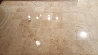 Travertine amp Limestone Tile Floor Repair Refinishing amp Restoration MDDCVA [upl. by Meade]