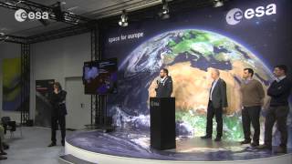 Rosetta media briefing at ESOC 10 November [upl. by Farrel]