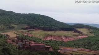 Acidente em Brumadinho  Barragem em Desmoronando  Novo Video [upl. by Phebe]