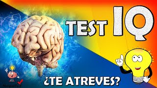 ¿Cuál es tu COEFICIENTE INTELECTUAL  CALCULA tu IQ  ¿Qué tan inteligente eres  MentalTest [upl. by Naut]