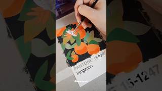 PANTONE postcard n°11 🍊 art artshort illustration short [upl. by Pauli]