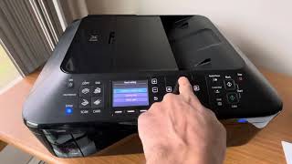 Canon Pixma MX882 Wireless Office AllinOne Color Inkjet Printer No InkTested [upl. by Leola]