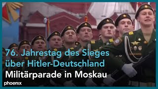 Militärparade zum 76 Jahrestag des Sieges über HitlerDeutschland [upl. by Bernardi]