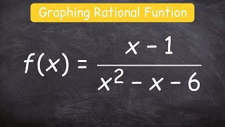 Ex Find the Intercepts Asymptotes and Hole of a Rational Function [upl. by Rednave782]