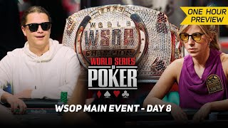 WSOP Main Event Day 8 with Kristen Foxen amp Niklas Astedt PREVIEW [upl. by Toiboid]