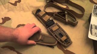 Gerber LMF II 2 ASEK Coyote Brown Survival Knife amp SEAT Belt Cutter  initial impressions [upl. by Erdnua342]