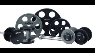 Cemco Fitness Products Solid Rubber Dumbbells and Barbells [upl. by Rainer]