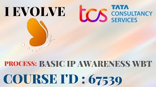 TCS course 67539 TCS 67539 course answers 67539 BASIC IP AWARENESS QUIZ WBT [upl. by Aicele]