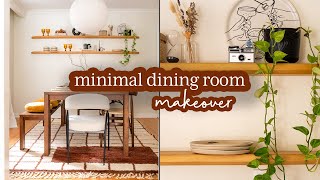 Mid Century ModernScandi Style Dining Room Makeover [upl. by Sosthenna919]