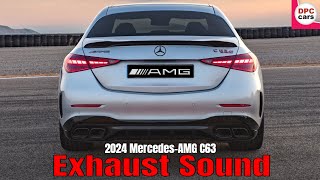 2024 Mercedes AMG C63 S E Performance Four Cylinder Engine Official Exhaust Sound [upl. by Hadlee]