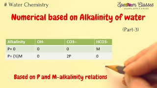 Numerical based on Alkalinity  water Chemistry IIT JEE BTech BSc [upl. by Imak]