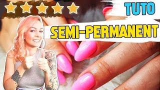 TUTO VERNIS SEMI PERMANENT  COMMENT FAIRE UNE POSE PARFAITE [upl. by Alahs]