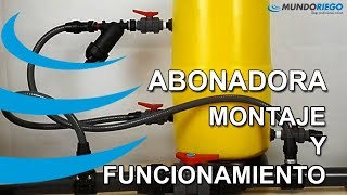 Montaje y Funcionamiento de una Abonadora [upl. by Korman]