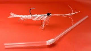 Make a Prawn Lure from a Straw [upl. by Ahseyi]