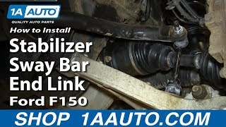 How To Replace Stabilizer Sway Bar End Link 0405 Ford F150 [upl. by Fatma]