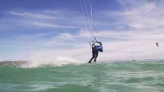 Tarifa Lagoon Kiteboarding feat Oswald Smith and friends  COTS [upl. by Enilemme]