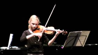 Martinu  Rhythmische Etüden für Violine und Klavier No1  Celia Kellermann [upl. by Verner]