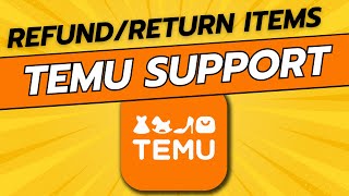 How To Refund or Return Items on TEMU  Full Guide [upl. by Galasyn]