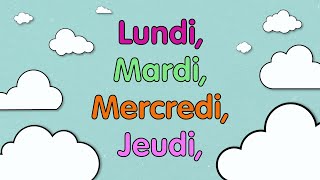 Les jours de la semaine  Comptine éducative afro pop pour maternelles [upl. by Kcirdef]