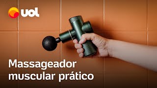 Pistola massageadora Multilaser ajuda a aliviar a tensão muscular Confira o teste [upl. by Deonne]