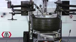 Reifenmontiermaschine ATH 1980  Tire changer ATH 1980 [upl. by Dorolisa]