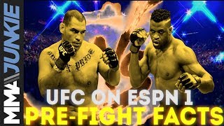 UFC on ESPN 1 PreFight Facts  Francis Ngannou vs Cain Velasquez [upl. by Htebzil]