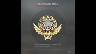 How to claim 2021 Service Medal in CSGO [upl. by Assehc]