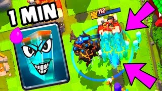 Clash Royale  1 MINUTE POUR TOUT DEFONCER  Meilleur Deck Clone Arène 8 9 [upl. by Astiram]