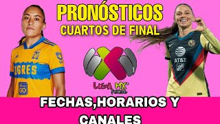 CUARTOS DE FINAL LIGA MX FEMENIL CLAUSURA 2024 FECHAS HORARIOS Y CANALES [upl. by Formica118]