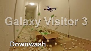 Galaxy Visitor 3 Downwash sichtbar durch Styrosticks Slow Motion Go Pro Hero 3 Respeedr [upl. by Tonl]