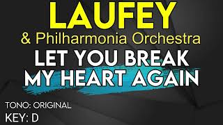 Laufey  Let you break my heart again Sub Español  Lyrics [upl. by Cirderf]