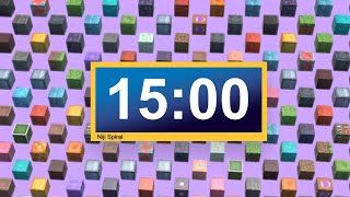 15 Minute Minecraft Countdown Timer with lofi Music [upl. by Anirtap]