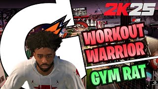 How to Get Workout Warrior Gym Rat Badge in NBA 2K25 [upl. by Tedder]