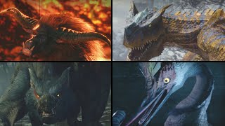 All Monster Intros in Monster Hunter Rise Compilation [upl. by Aleahpar869]