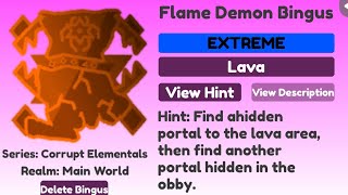 How to get flame demon bingus extra extreme￼ [upl. by Nosemaj]