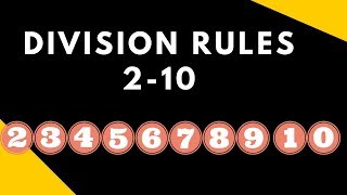 Divisibility Rules 210 [upl. by Esinert]