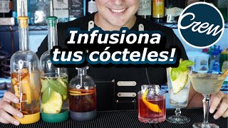 🍹 Como hacer INFUSION y MACERACION para cocteles [upl. by Pacificia]