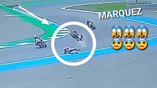 Marc Marquez Crash Thailand 2019 Different Angle [upl. by Nedearb941]