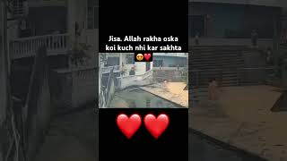 Jisa Allah rakha oska koi kuch nhi kar sakhta ❤️ allah helping safety trending [upl. by Akilegna]