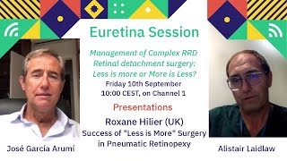 EURETINA Session on Retinal Detachment  EURETINA 2021 Virtual Preview [upl. by Glassman]