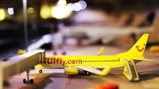 Bensheim Airport HD  Die TUIfly  Herpa Flughafen TRICKFILM [upl. by Eireva]