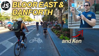 Bloor East the Danforth and a Birthday Snipe  Toronto Ride [upl. by Wilmer]