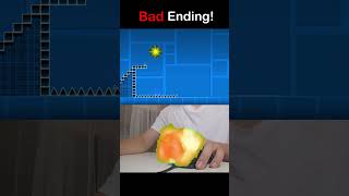 Cube Trap Bad Ending In Geometry Dash 😱 [upl. by Aiblis]