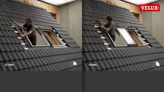 VELUX Installation  STUDIO Window v Sidebyside Combination [upl. by Vinnie357]